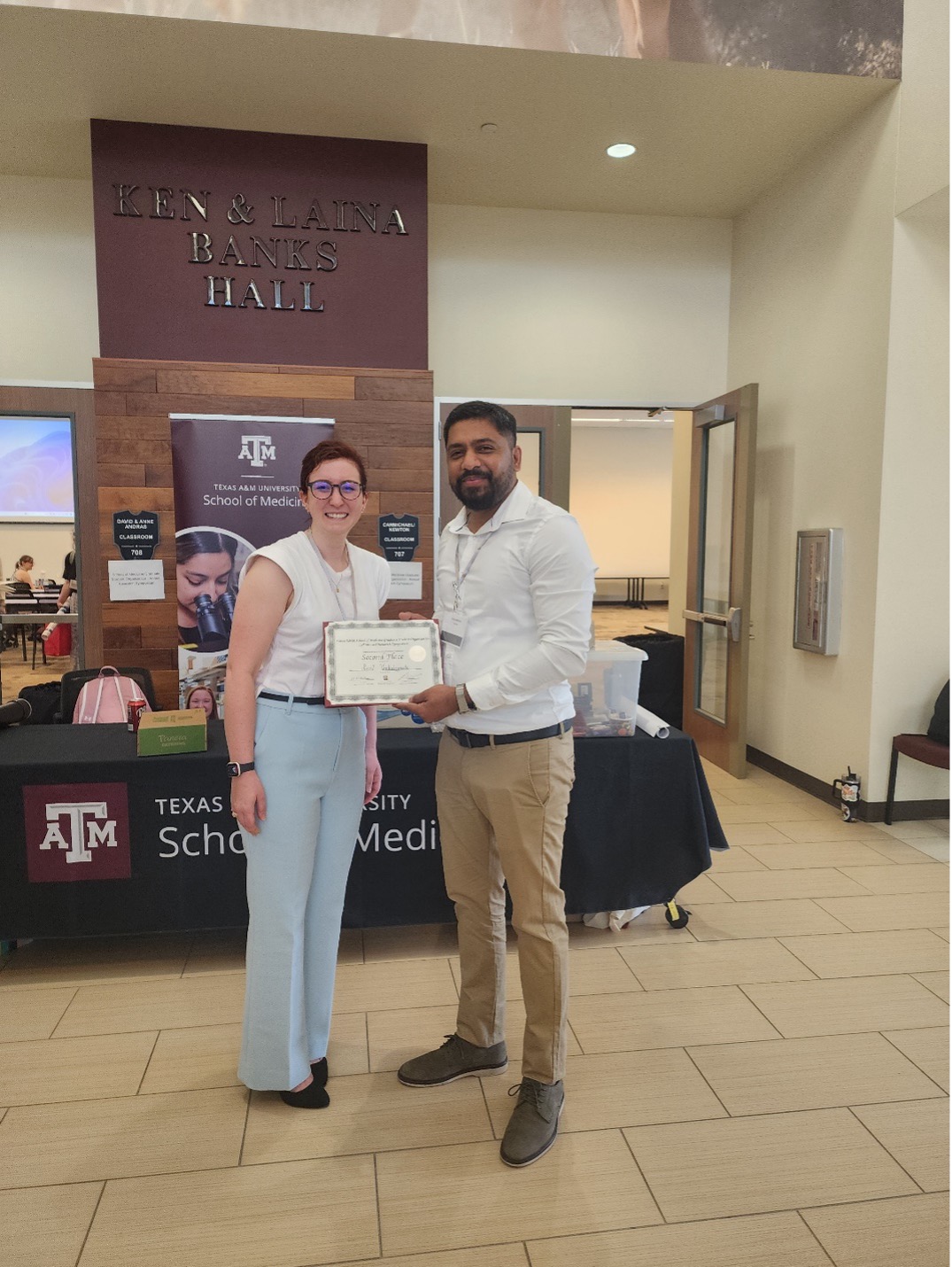 Dr. Sunil Venkategowda 2nd Place Podium Presentation at 2024 Texas A&M University, School of Medicine 29th Annual GSO Research Symposium