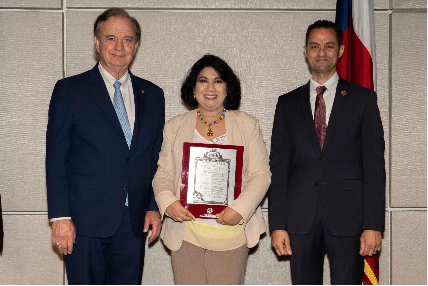 Dr. Mahua Choudhury Presented with Texas A&M University 2023 Chancellor’s Patent and Innovation Awards by Chancellor Sharp for Epigenetic Preeclampsia Biomarkers