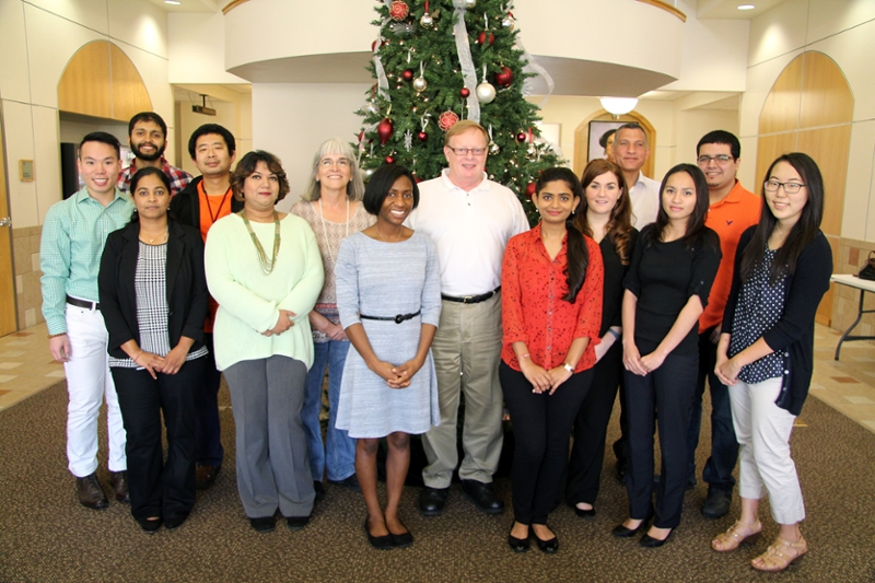 Dr. Choudhury's Team Holiday Photo