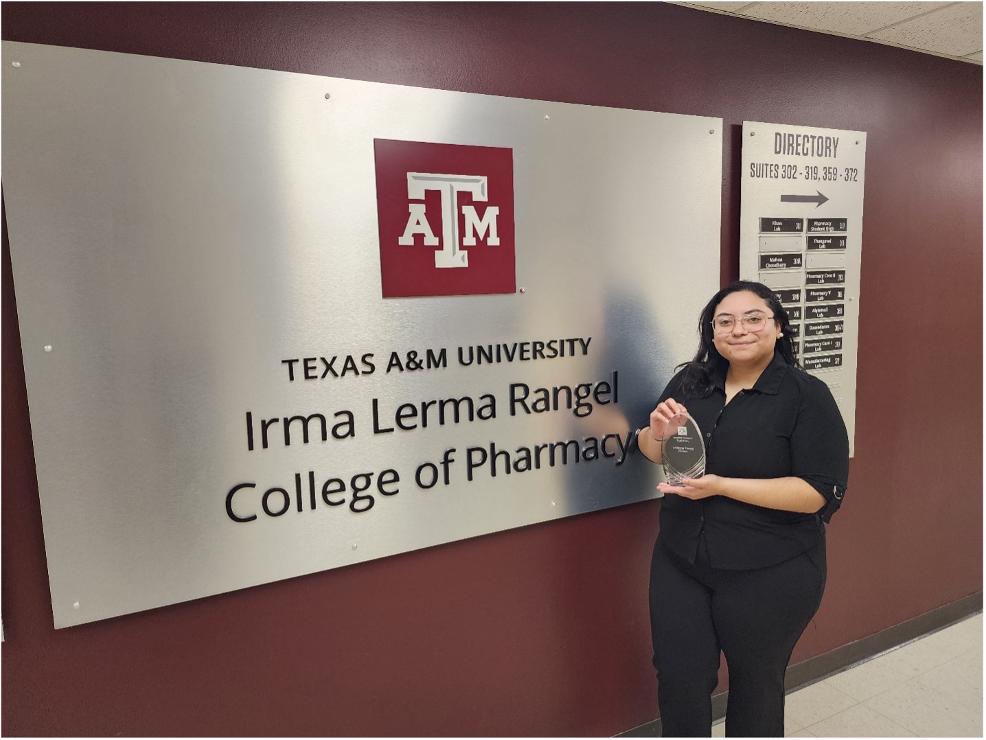 Current PhD Student Victoria Martinez, Winner of the Texas A&M University Department of Nutrition 3-Minute Thesis Competition